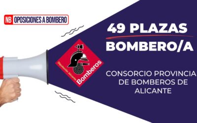 49 Plazas para Consorcio Provincial de Bomberos de Alicante